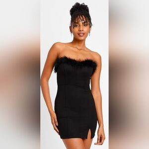 Forever21 Black Strapless Dress
